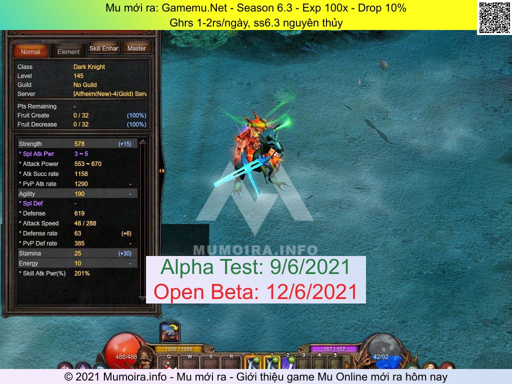 GAMEMU.NET, Mu SS2 Mới Ra, Mu Test Tháng 06 2021 - gamemu.net