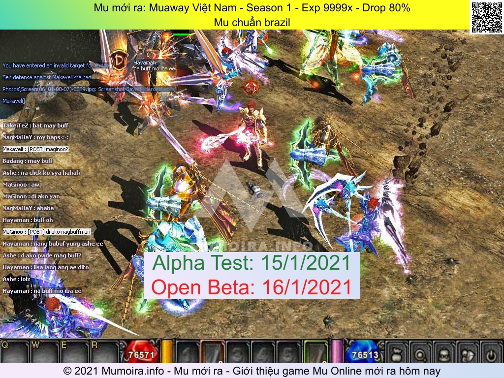 Muaway Việt Nam, Mu SS0 Mới Ra, Mu Test Tháng 01 2021 - www.muaway.com.vn