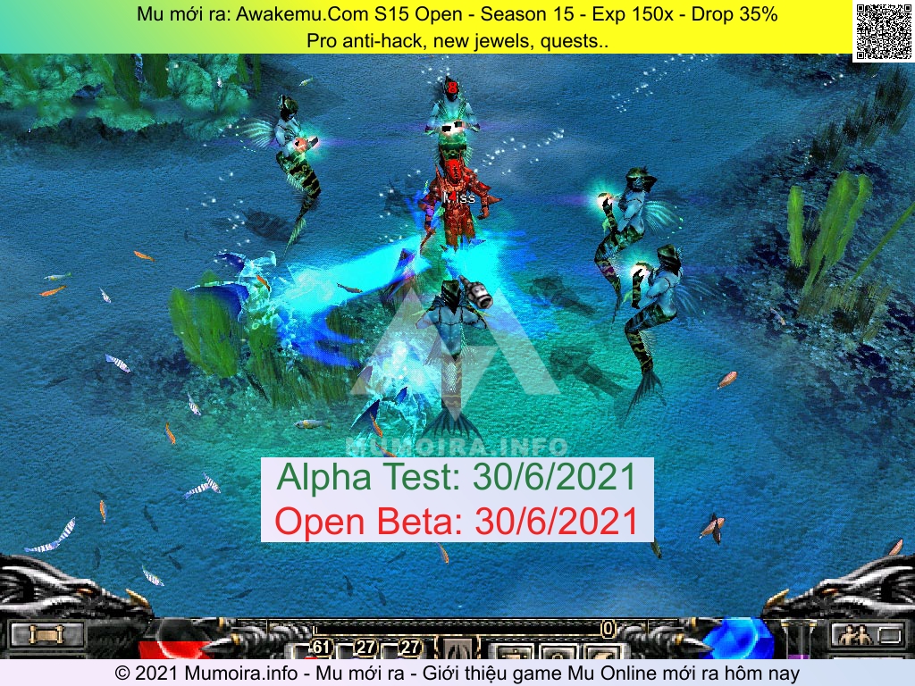 Awakemu.Com S15 Open, Mu SS0 Mới Ra, Mu Test Tháng 06 2021 - www.awakemu.com