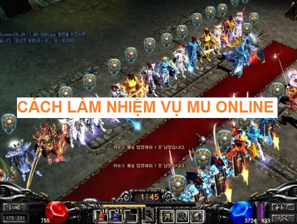 HƯỚNG DẪN CÁCH LÀM NHIỆM VỤ 1 2 3 GAME MU ONLINE